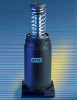 Heavy Industrial Shock Absorbers A1½ to A3 Adjustable The adjustable shock absorbers of the ACE product series A1½ to A3 cover an effective weight range from 0.3 up to 4 000.