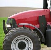 : Excellent driving properties With modern tractors it is easy to manoeuvre in difficult terrain. Solutions that do not restrict the front wheels movements are therefore best for the tractor.