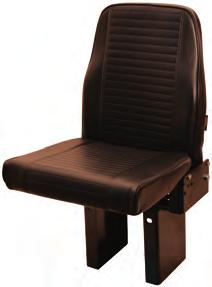 The bottom seat cushion easily folds away and