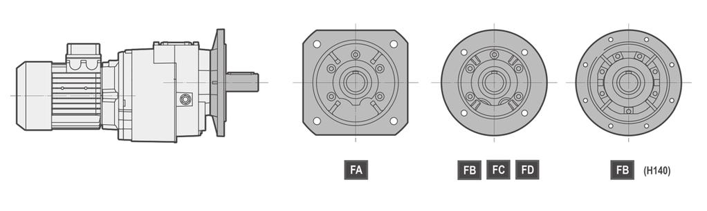 Accessores Output flange - For the