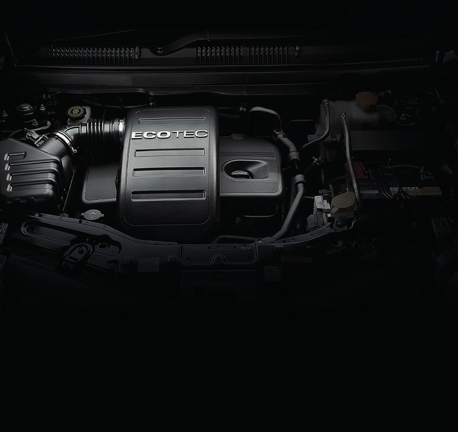 PERFORMANCE & SAFETY ENCOUNTER A SUPERIOR DRIVING EXPERIENCE DIESEL ENGINE The Captiva s 2.0 Liter DOHC diesel engine delivers smooth, responsive performance when driving in the city or offroad.