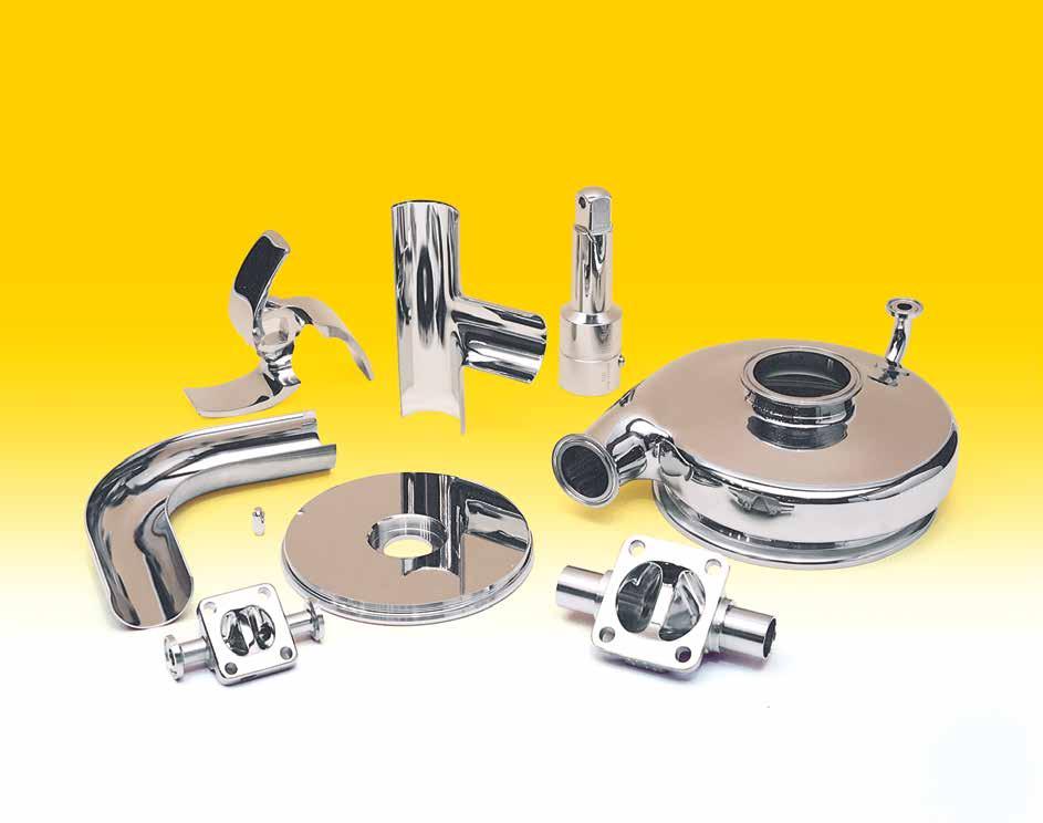We specialize in: Custom sanitary spool pieces Dip tubes Diaphragm valves Strainers Tubing Special tees Custom fittings Manifolds Machine parts topln.