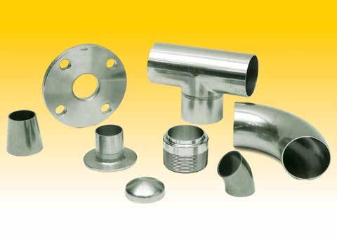Fittings Top Line produces stainless steel fittings with sanitary type connections including clamp,