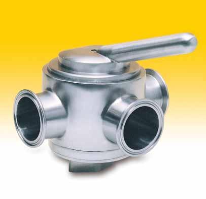 TOP-FLO Plug Valves TOP-FLO plug valves are basic sanitary flow control valves with minimal pressure drop.