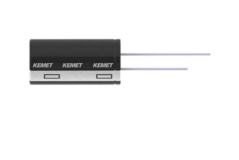 Marking KEMET Logo Polarity Stripe ( ) Rated Capacitance Rated Voltage (VDC) Date Code Month*/Year*