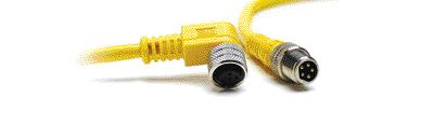 BRAD HARRISON PASSIVE MEDIA NANO-CHANGE M8 CORDSETS/ RECEPTACLES #24 AWG yellow PVC cable Oil-resistant high-flex PUR jacket available T h readed coupling to withstand harsh industrial enviro n m e n