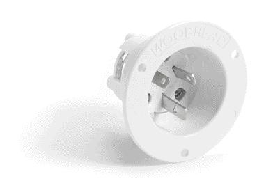 WIRING DEVICES 15 AMP DUAL RATED RECEPTACLES 15A/125V, 10A/250V 3-Pole, 3-Wire Non-NEMA / Non-NEMA Locking Woodhead meets your receptacle needs head-on.