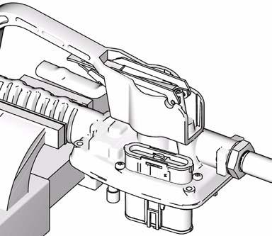 Place meter in a vise as shown in FIG. 9.