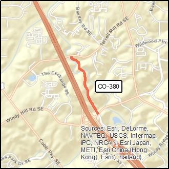 CO-380 PLAN 2040 RTP Update PROJECT FACT SHEET Short Title LELAND IVE EXTENSION - NEW ALIGNMENT FROM WINDY HILL ROAD TO TERRELL MILL ROAD GDOT Project No. 0010006 Federal ID No.