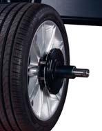 weight mode for hiding adhesive weights behind adjacent wheel spokes Wheel balancer in RAL 7016 geodyna 4500-2 BMW or alternatively geodyna 4500-2p BMW Wheel guard,