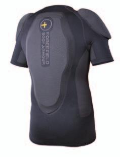 Ergonomic design Airflow control and humidity discharge Modular removable shoulder back & chest armour Anti-bacterial RPT (Repeat Performance Technology) Machine washable