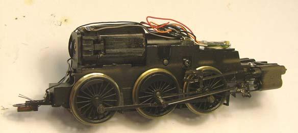 The picture above is that of a Hornby Black 5 clearly showing the can motor, the bunch of wires are those