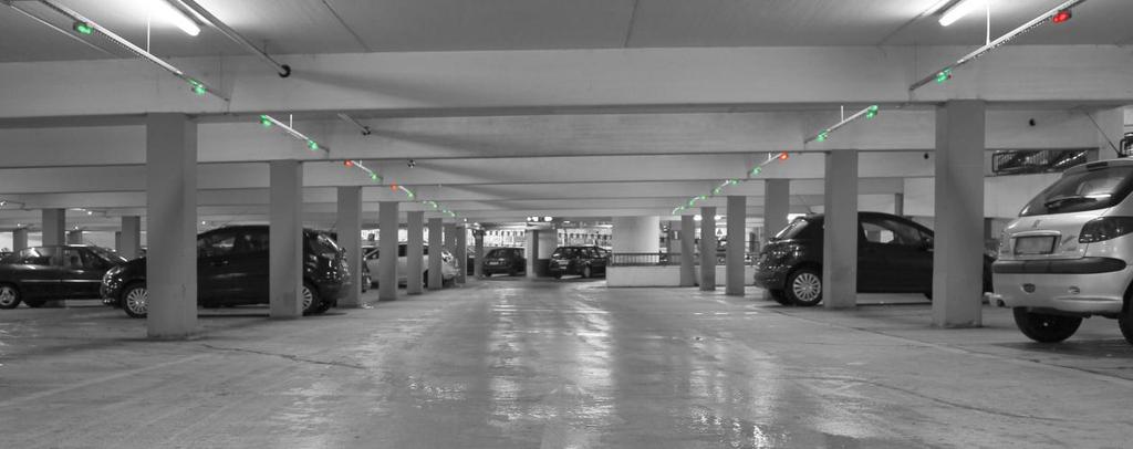Parking levels P1 and P2: In the lower two floors of the existing parking garage, called P1 and P2, there are many