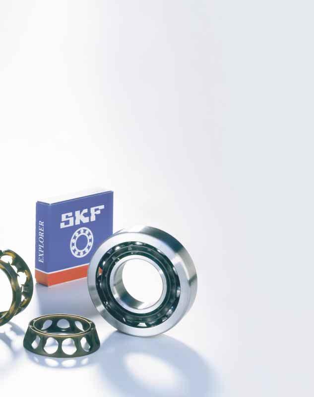 New design Page... 10 Page... 19 Shielded SKF Explorer double row angular contact ball bearing Fig 1 to better withstand high accelerations.