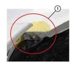 Areas To Be Covered By Masking Tape For Chipping Primer (VII) Application E034/07B Page 10 of 49 Black silicone sealant (XII) need to be used, install the masking tape to the joint of the fender and