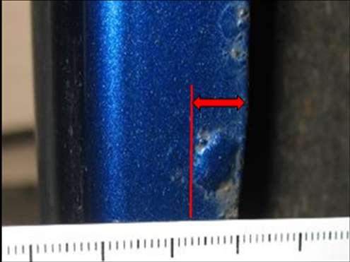 Page 44 of 49 Photo #3 Photo #4 A single big blister can be detected on