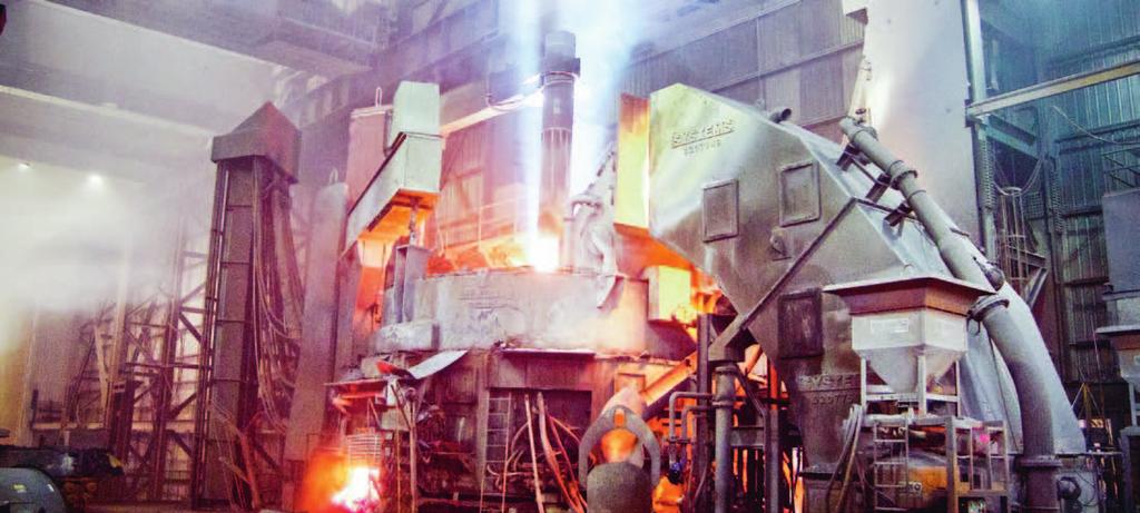 ABB engineering ensuring total electrical meltshop integration Picture courtesy of Severstal Columbus LLC ABB s extensive experience in the electrification of DC arc furnace plants is not limited to