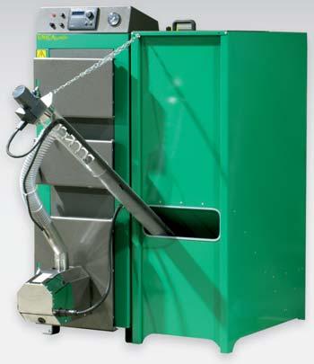 15-20-25 kw GREEN LINE The VENTOBIO boiler is a universal solid fuel burning set for automatic and manual load.