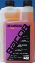 Provides superior mixing with fuel at all temperatures. Fuel and water soluble. Does not cause foaming.