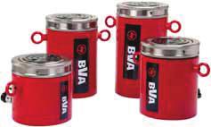 2 1 3/8"-18NPT LN Series Safety olor and V Lock nut cylinders are equipped with a yellow safety band.