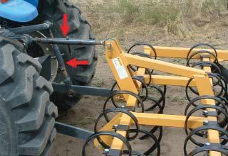 3. Horsepower/3-Point Hitch: Each Arena-vatorIII model is designed to be used on a tractor of a certain horsepower range and 3-point hitch size as specified in Table 1.