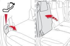 forwards or backwards. The seat can be adjusted to 2 different positions: - a standard position, - a comfort (inclined) position.