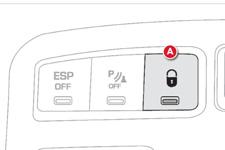 Access Manual centralised control System which provides full manual locking or unlocking of the doors from the inside. Unlocking Press button A again to unlock the vehicle.