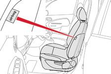 Safety Lateral airbags System which protects the driver and front passenger in the event of a serious side impact in order to limit the risk of injury to the chest, between the hip and the shoulder.
