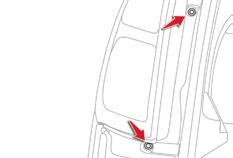 Direction indicators (P21W) Changing brake lamp/ sidelamp and direction