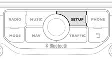 It gives you access to the following functions: - "Display configuration", - "Voice synthesis", - "Trip computer".
