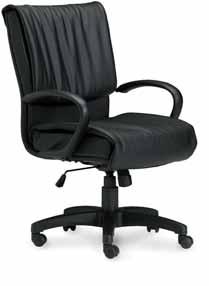 TC2250 Black fabric task chair. Multi-function mechanism.
