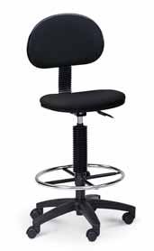 stools offer easy mobility and all-day comfort. MULTI-TASK STOOLS Pneumatic 10" height adjustment.