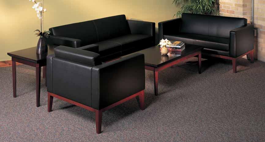 Visually and dimensionally compatible with a wide range of Mayline occasional tables.