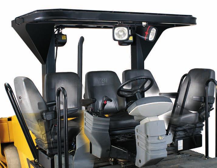 Operator s Station Ergonomically designed for maximum operator productivity and unmatched comfort.