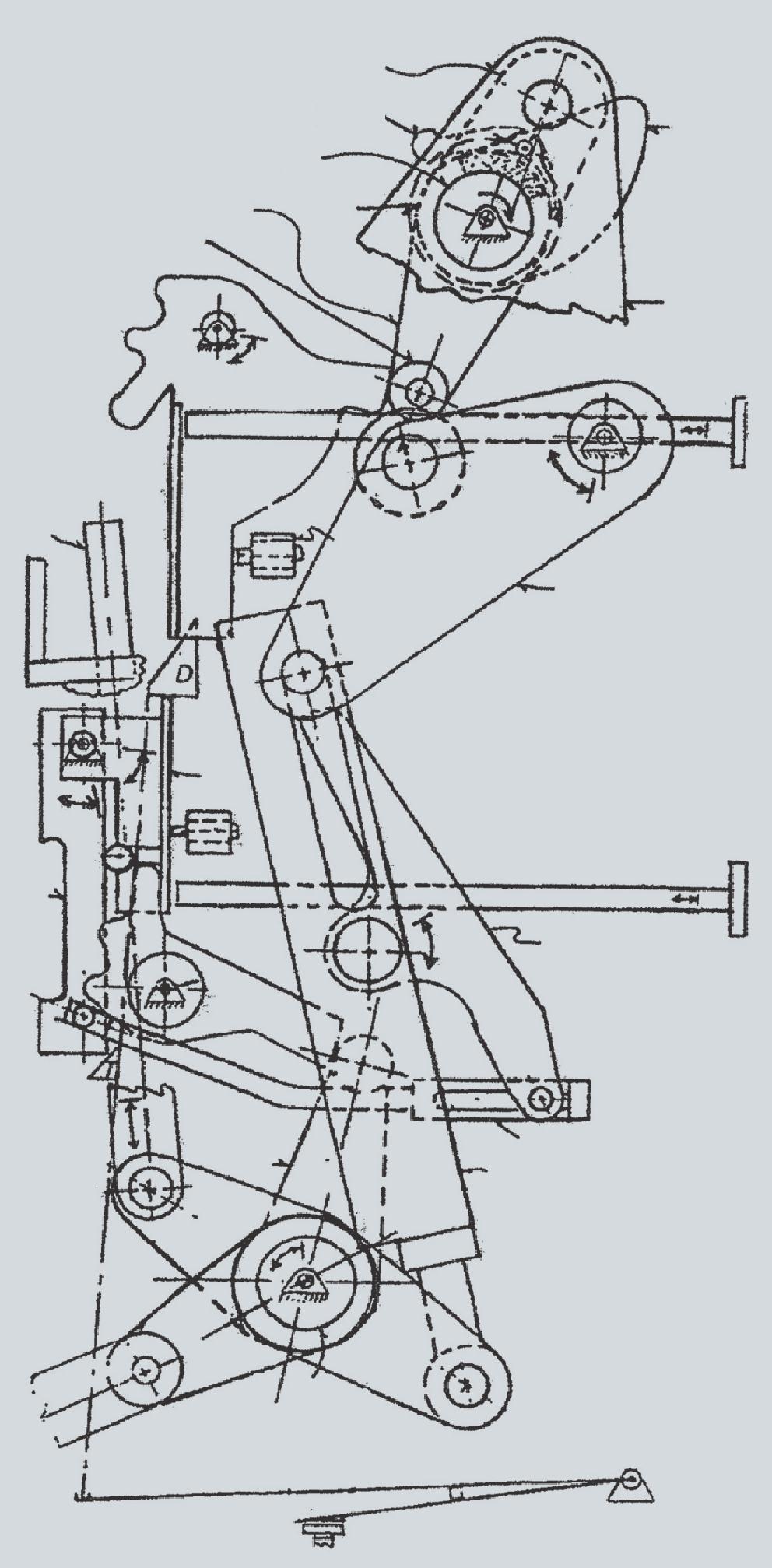 Vacuum interrupter/ operator Figure 20: Operating mechanism section diagram (drawout trip-free linkage shown) mechanism CLOSED, closing spring CHARGED 62.5.2 - Close latch pawl 62.8.