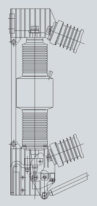 Overhaul Figure 46: Vacuum interrupter replacement illustration 20.0 - Upper pole-support (pole-head) 28.0 - Strut 28.1 - Centering ring 20.0 31.2 29.1 - Flexible connector 29.2 - Terminal clamp 29.
