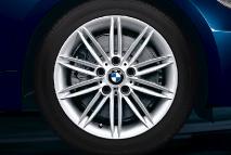 o BMW light-alloy wheels double-spoke style 261M with mixed tyres: 7.