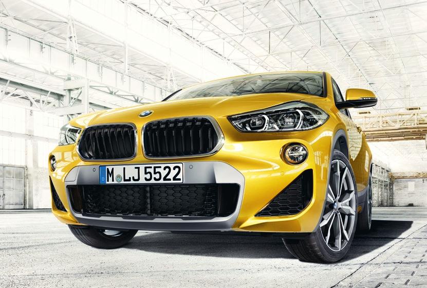 3 Exterior Equipment Highlights Interior Equipment Highlights 4 EXTERIOR. INTERIOR. The new BMW X2 is the latest member of the X series, perfectly combining athleticism and adventure.