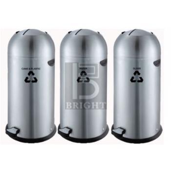 RECYCLE-220/SS Product Name : Stainless Steel Flip Top Recycle Bin Model : Recycle-220/SS Size : 380(Dia) x 760(H)mm RECYCLE-225/SS / RECYCLE-226/SS / RECYCLE-227/SS / RECYCLE-228/SS Product Name :