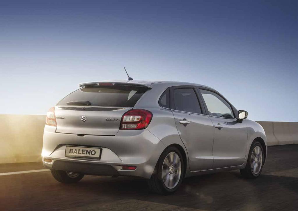 ROOMY AND RELAXING Cleverly designed to be both spacious and comfortable, the Baleno is the compact car with room to
