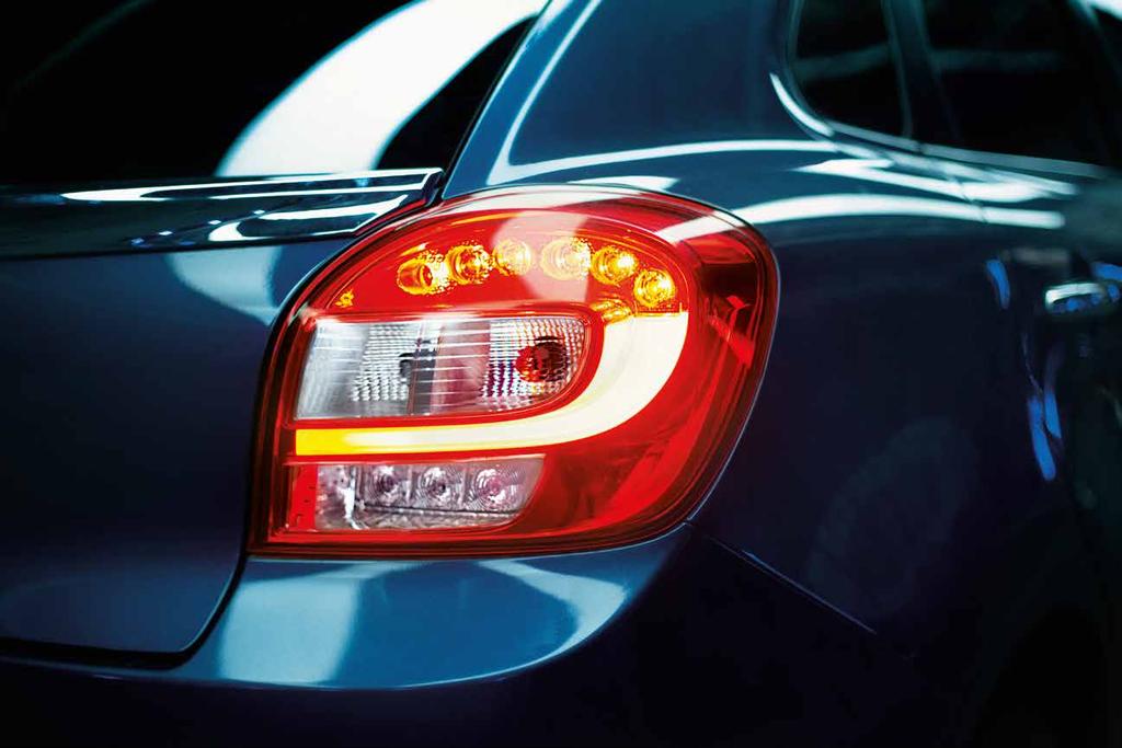 L I G H T U P T H E W A Y The Baleno is equipped with Projector Headlamps with