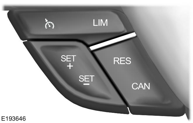 Driving Aids SPEED LIMITER - VEHICLES WITH: CRUISE CONTROL Principle of Operation WARNING When you are going downhill, your speed may increase above the set speed.