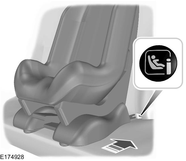 These attach to anchor points on the second row seats, where the cushion and backrest meet.