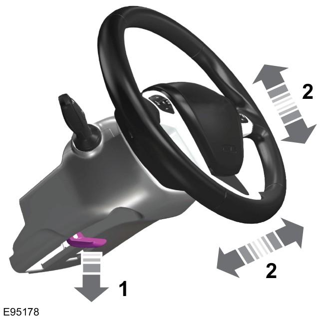 Steering Wheel ADJUSTING THE STEERING WHEEL WARNING Do not adjust the steering wheel when