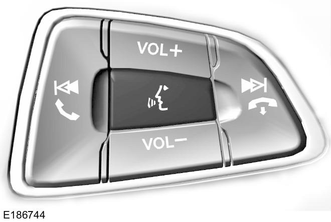 Steering Wheel Type Two VOICE CONTROL A B C D E Volume up. Seek up or next. Volume down. Seek down or previous. Press to select source. Press the button to select or deselect voice control.