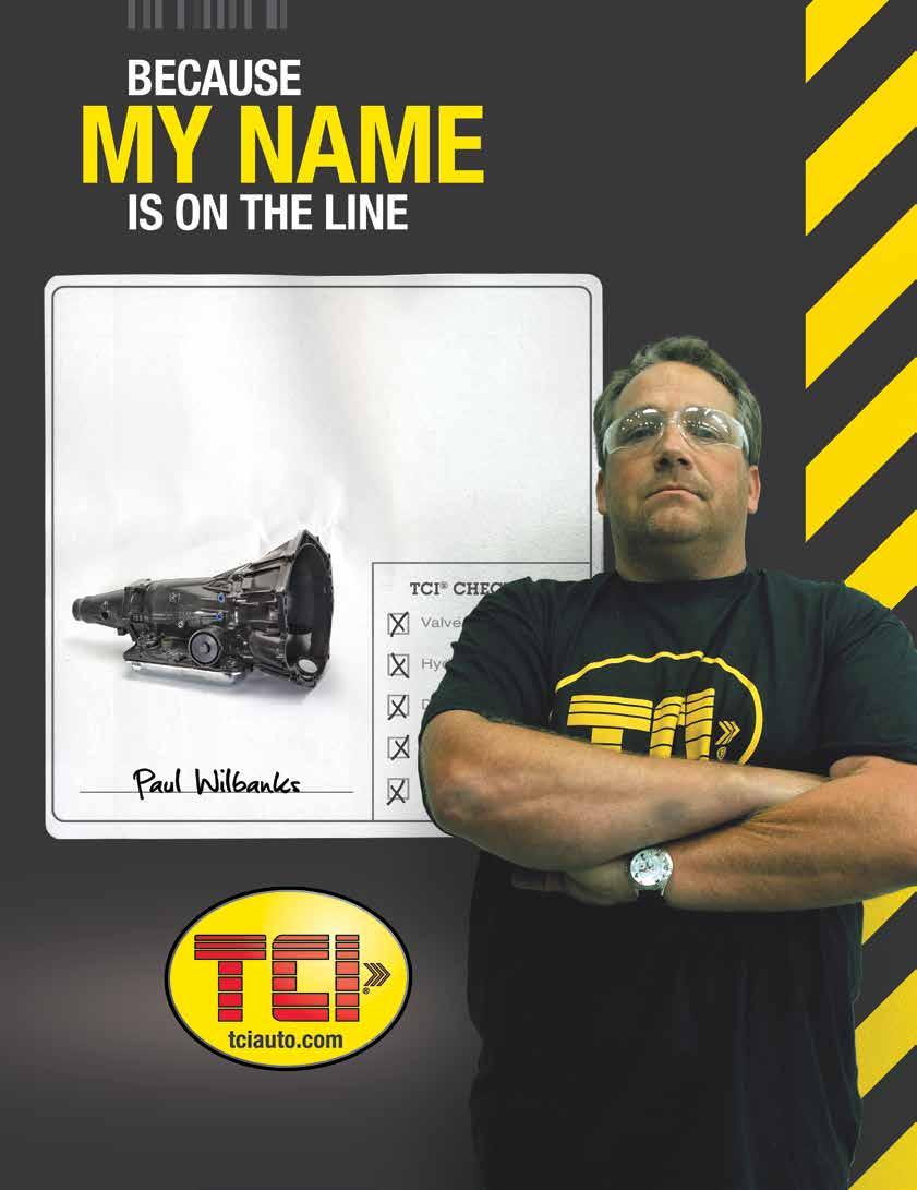 EVERY TCI TRANSMISSION IS HAND-BUILT by experienced, certified drivetrain technicians.