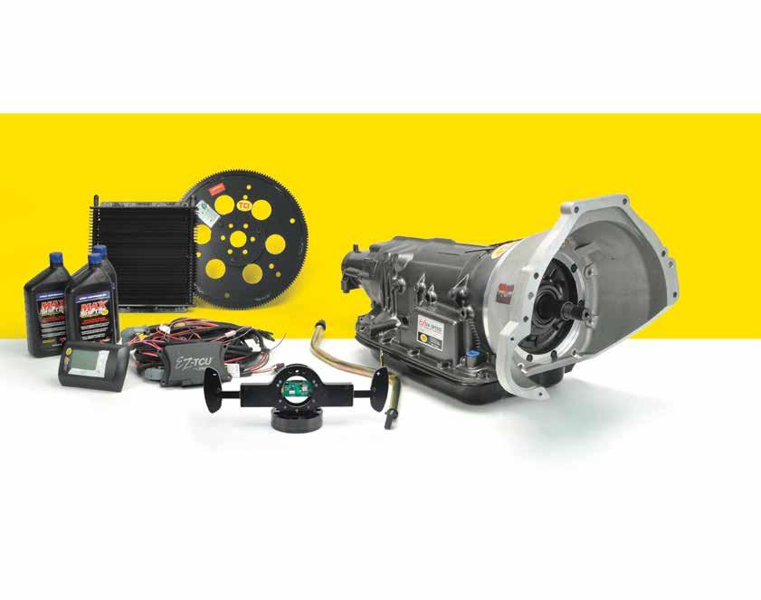 TRANSMISSION PACKAGES 6x Six-Speed #271601P19 6x Six-Speed Automatic Transmission Package w/ Small Block Ford Bellhousing Using the latest developments in drivetrain technology, TCI has developed an