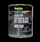 Speciality Paints Topcoats Satin Hot Rod Black 2K Acrylic Urethane Developed for restoration work, coating frames, engine compartments, exterior panels and other surfaces that require a black satin