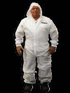 Misc. Refinish Supplies Hooded Paint Suit Made of breathable nylon that is 100 percent dust and lint free. Elastics at the waist, wrist, and ankles offer superior protection.