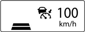 Approach warning Distance Long Middle Short Display m 60 m 45 m 30 Approximate distance at 100 km/h (60 MPH) (m (ft)) (200) (150) (100) If your vehicle comes closer to the vehicle ahead due to rapid